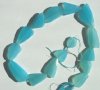 16 inch strand of Faceted Blue Chalcedony Nuggets